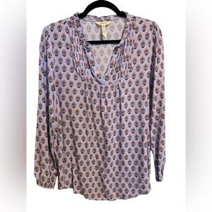 Matilda Jane Light Purple Blouse with Floral pattern size M